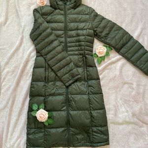 Hunter green winter coat